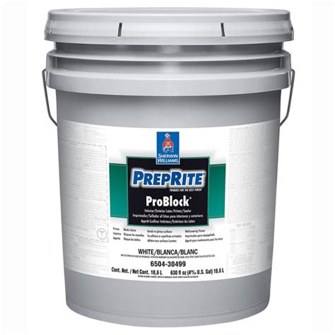 PrepRite®­­ ProBlock® from Sherwin-Williams. The information contained in this site was provided by the producer and/or certifier and we endeavor to keep the information up to date and correct. ecomedes make no representations or warranties of any kind, express or implied, about the completeness or availability of the product information on the site for …
